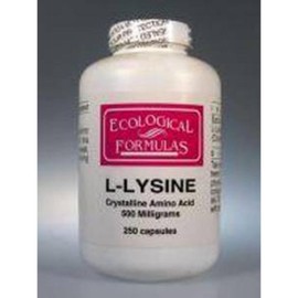 L-Lysine 500mg 250 Capsules by Ecological Formulas
