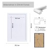 IDEAL TREND FlexiFrame Lightweight Block Profile Plastic Picture Frames with