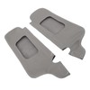 FILFEEL 2Pcs Car Sun Visor Cover, PU Leather Stylish Look