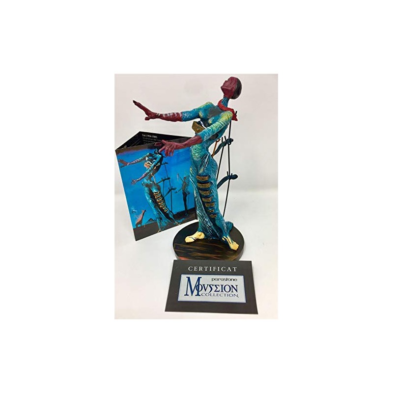 SCULPTURE SALVADOR DALI BURNING GIRAFFE SURREALISM UNIQUE UNUSUAL GIFT IDEA