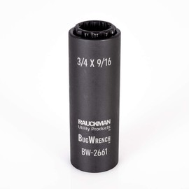 Impact Rated 2-in-1 Black Oxidized Spring-Loaded Socket, 12 Point, 3/4" and 9/16"