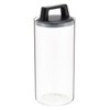 Fujisho Airtight Glass Canister Storage Container, Air Reducer, L, 2000cc