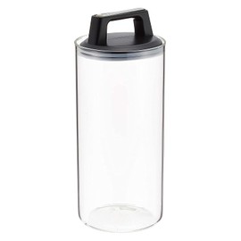 Fujisho Airtight Glass Canister Storage Container, Air Reducer, L, 2000cc