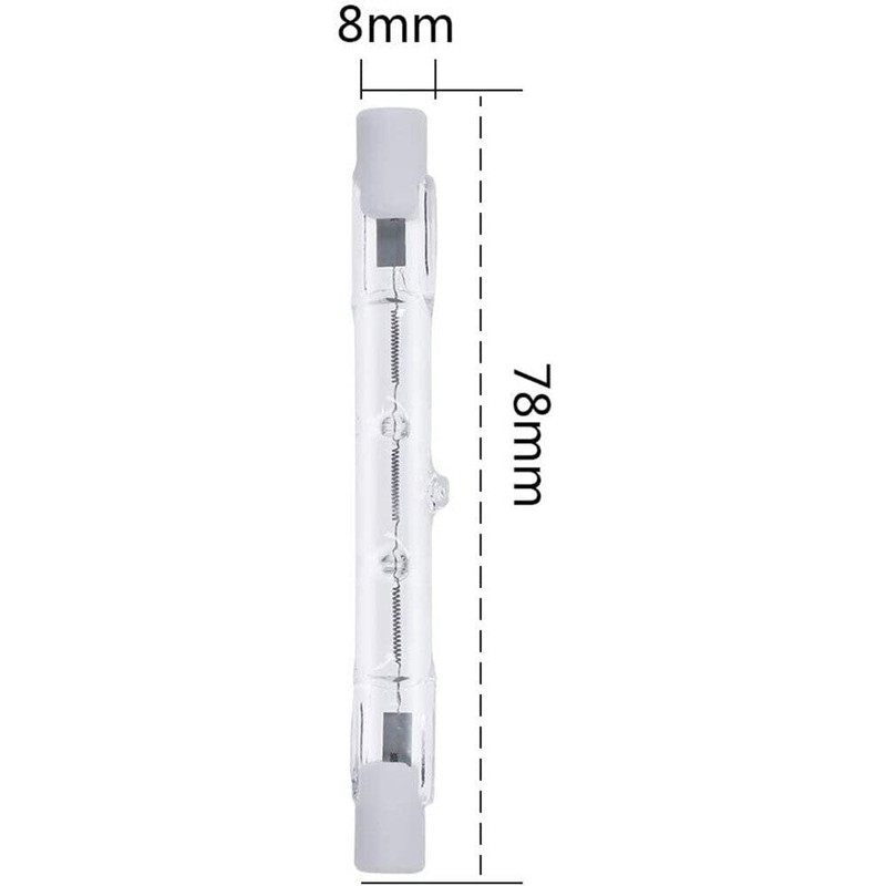 20pcs Halogen Light Bulb 120V 100W 100 Watt J Type