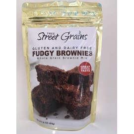 Whole Grain Fudgy Brownies- Gluten & Dairy Free by Tree Street Grains