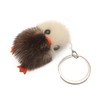 Adorable Genuine Mink Fur Duckling Keychain - Ethically Sourced, Available