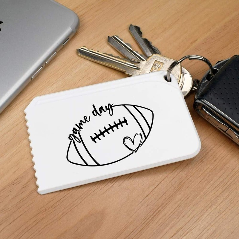 'Game Day American Football' Plastic Ice Scraper (IC00036455)