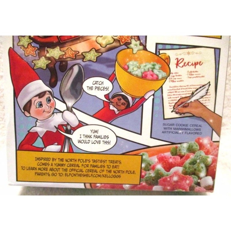 Kellogg Elf on the Shelf Sugar Cookie Cereal | Sealed