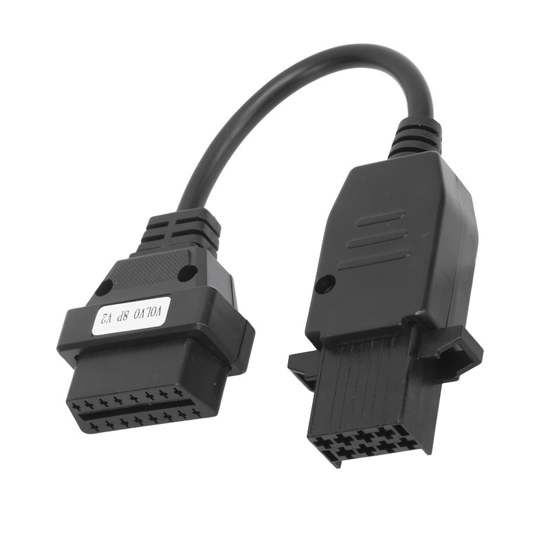 30cm Car OBD2 Diagnostic Cable Adapter 8PIN to 16PIN Plastic
