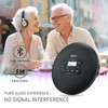 HOTT C204 Basic Portable CD Player with Anti-Skip Protection -