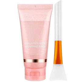 Collagen Night Wrapping Mask Hydrolyzed Collagen Overnight Wrapping Peel Off Facial Mask Pack