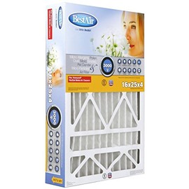 BestAir 16 in. H x 25 in. W x 4 in. D 13 MERV Air Filter