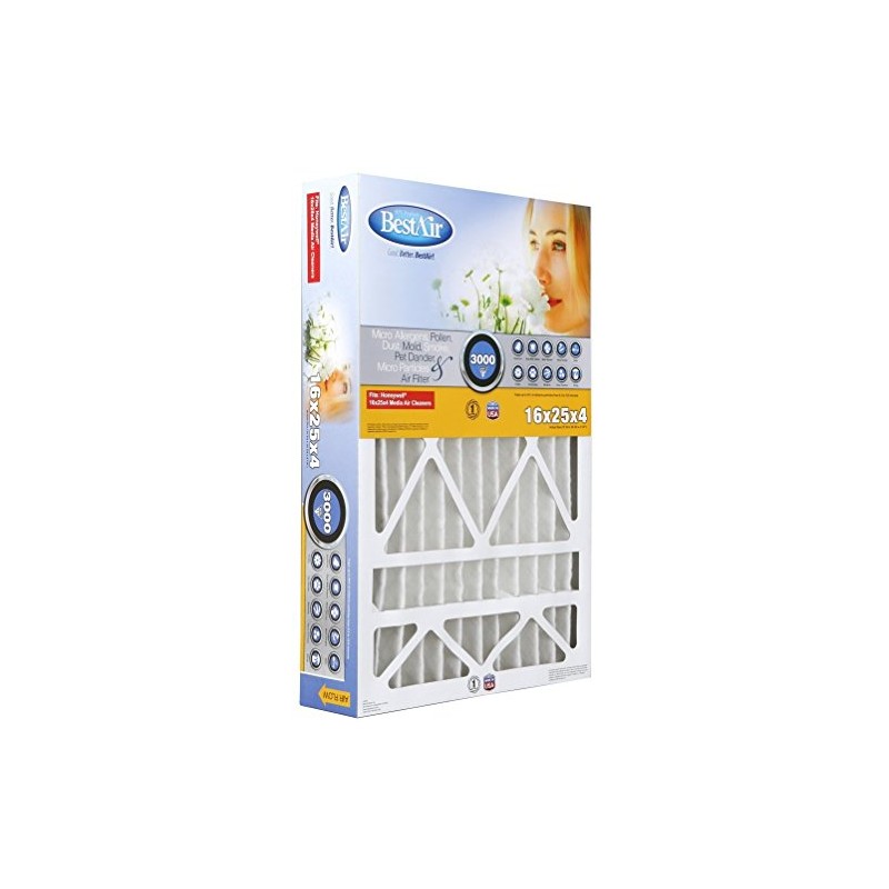 BestAir 16 in. H x 25 in. W x 4