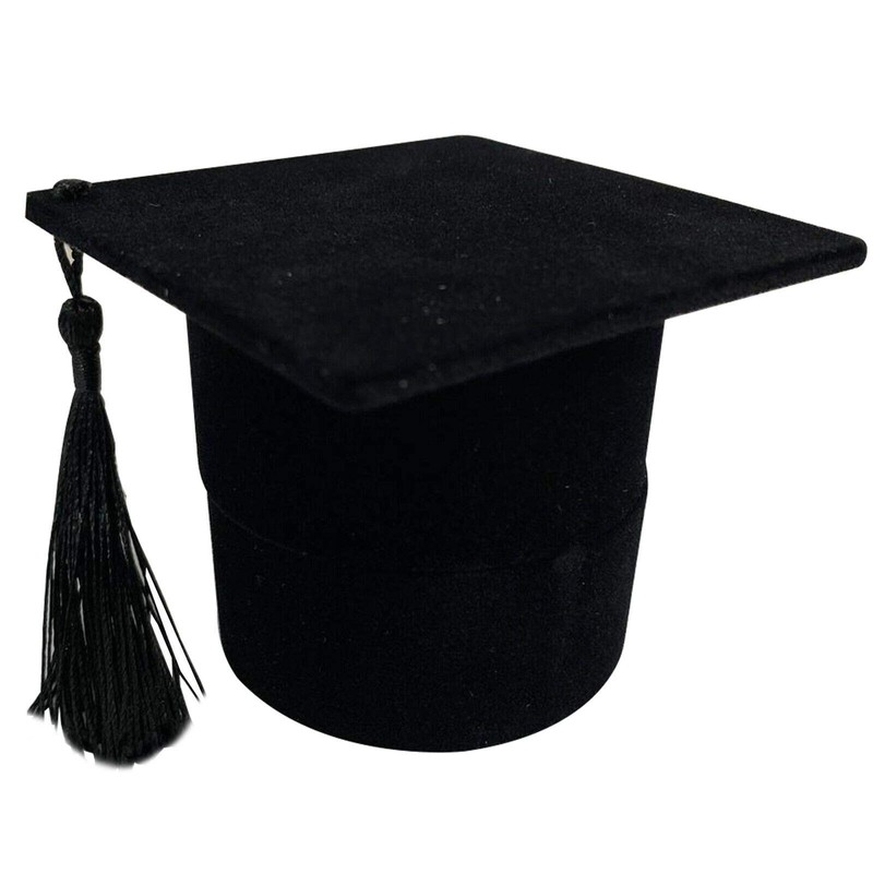 SAFRI Graduation Teddy Gift Keepsake Glass Bear Ornament Congratulations Message