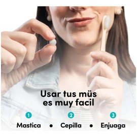 Muyme pasta dental en tableta en lata 93 pastillas - müs con Nano-Hidroxiapatita