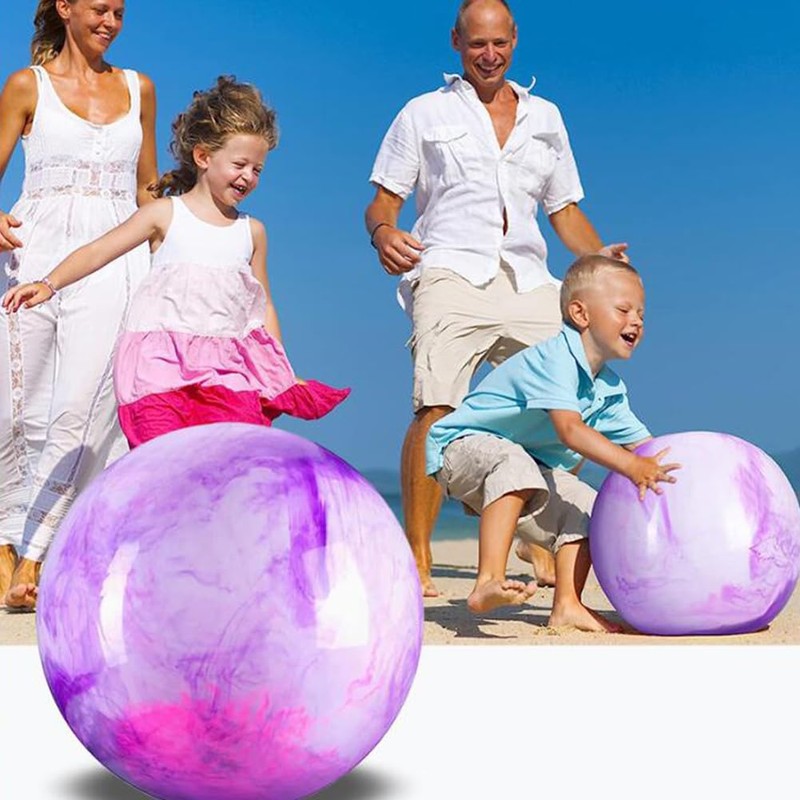 SHJOEE 5pcs Aufblasbare Strandball Sommer Wasserball 45cm Hüpfball Bunt Beach