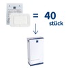 ABENA Pack of 40 Sterile Waterproof Wound Dressings, 10 x