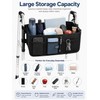 wigmoa Walker Organizer Bag with Cup Holder for Folding Walkers,