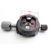 koolehaoda 360° Mini Panoramic Tripod Head Metal Clamp Compatible with