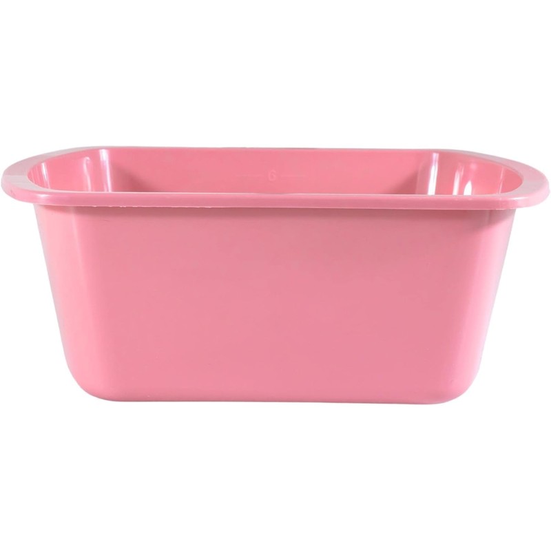 Vakly Wash Basins – Rectangular Plastic Hospital Bedside Soaking Tub