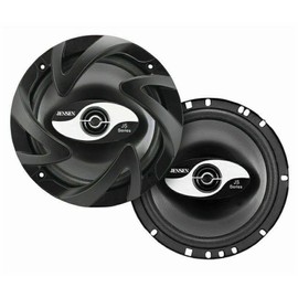 Jensen JS265 JS-Series 6.5" 2-Way Car Speaker (Pair), 100 Watts Peak Power Handling, 50 Watts RMS Power Range, Treated Paper Midwoofer, Black Foam Surround, 1" Black Mylar Dome Tweeter