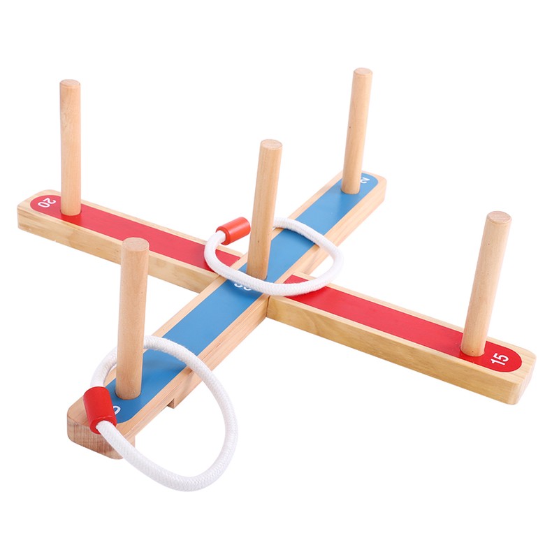 Ring Toss Hoopla Game Set Ferrule Throwing Game Party Game