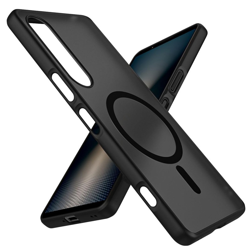 For Xperia1 VI Case, SO-51E Case, MagSafe, Translucent, Magnet, Shockproof,