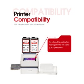 Cmoqtiv SL-870-1 XXL Red Ink Cartridge High Capacity Combo Pack (Red, 2-Pack) Replacement for Pitney Bowes SL8701 XXL Postage Ink Cartridges for New SendPro Mailstation Postage Machines,16 ML