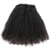 Dsoar 16 inch Kinky Curly With 18 Clips 8A Remi