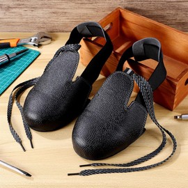 COHEALI Steel Toe Cap 1 Pair Safety Shoes Caps Safety Overshoes with Steel Toe Universal Labor Insurance Shoe Covers with Adjustable Strap for Industry Workplace (Size EUR 36), Medium