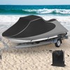 COVERVIN Jet Ski Cover, Heavy Duty Waterproof 210D PWC Cover