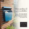 NACH Wall Mount Mailboxes for Outside, 12.75 x 10.75 x