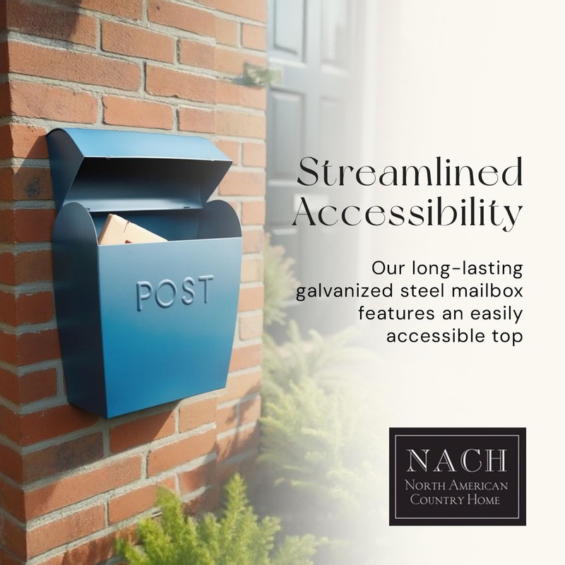 NACH Wall Mount Mailboxes for Outside, 12.75 x 10.75 x