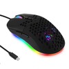 Zienstar-Kabelgebundene USB C Gaming Mäuse,Leichte Wabenschale,7200DPI,RGB-Leuchten für Apple MacBook,Computer oder