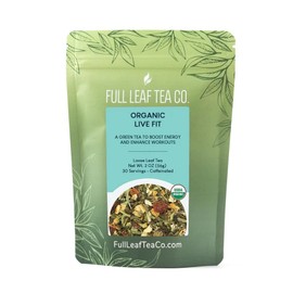 Organic Live Fit Loose Leaf Tea - 2 oz Bag (Approx. 30 Servings) | Full Leaf Tea Company