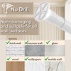 Tension Rod For Clothes Extendable Curtain Pole No Drill Adjustable