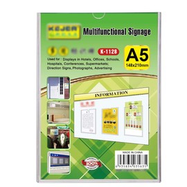 tooloflife Acrylic Poster Menu Holder Display Stand，Lightweight Durable for Restaurants, Hotels, Malls, Companies, Exhibitions