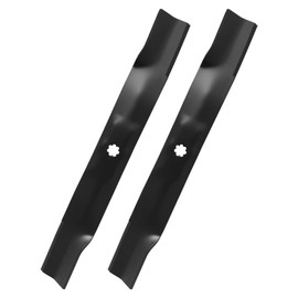 Belleone AM141034 AM137327 42 inch Mower Blades Compatible with John Dee re D110 D130 D105 D125 X300 Z225 LA135 Z235, Replaces AM141032 M154061 M154062 (2 Pack)