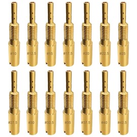 ZAMDOE Pilot Jet Slow Jet Kit 10 12.5 15 17.5 20 22.5 25 27.5 30 32.5 35 37.5 40 42.5 for Mikuni RS34 RS36 RS38 RS40 RS HSR HS TM Carburetors VM28/486