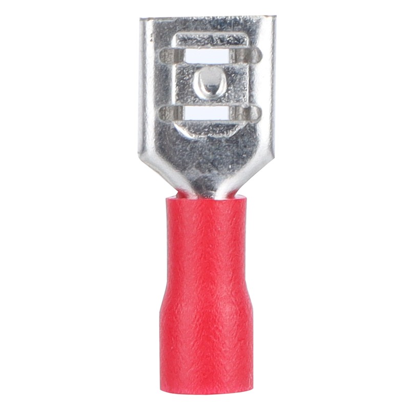 Insulated Spade Wire Connector FDD1.25‑250 Female Sturdy Durable Stable Convenient