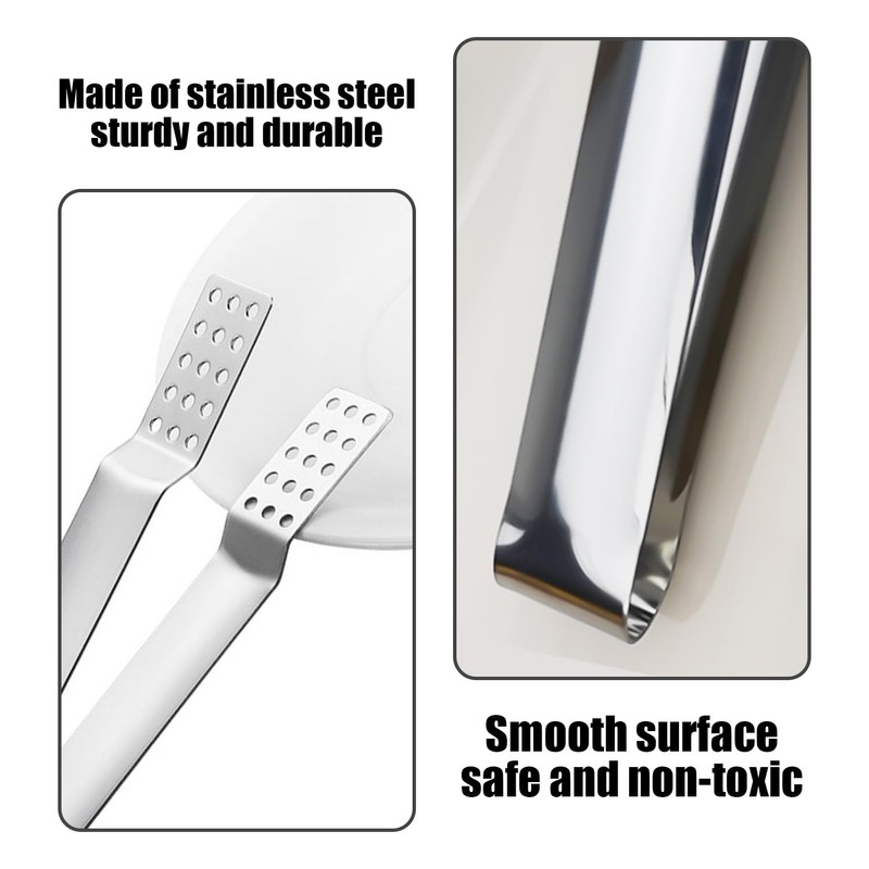 2 Pieces Tea Clips, Stainless Steel Clips, Tea Bag Squeezer,