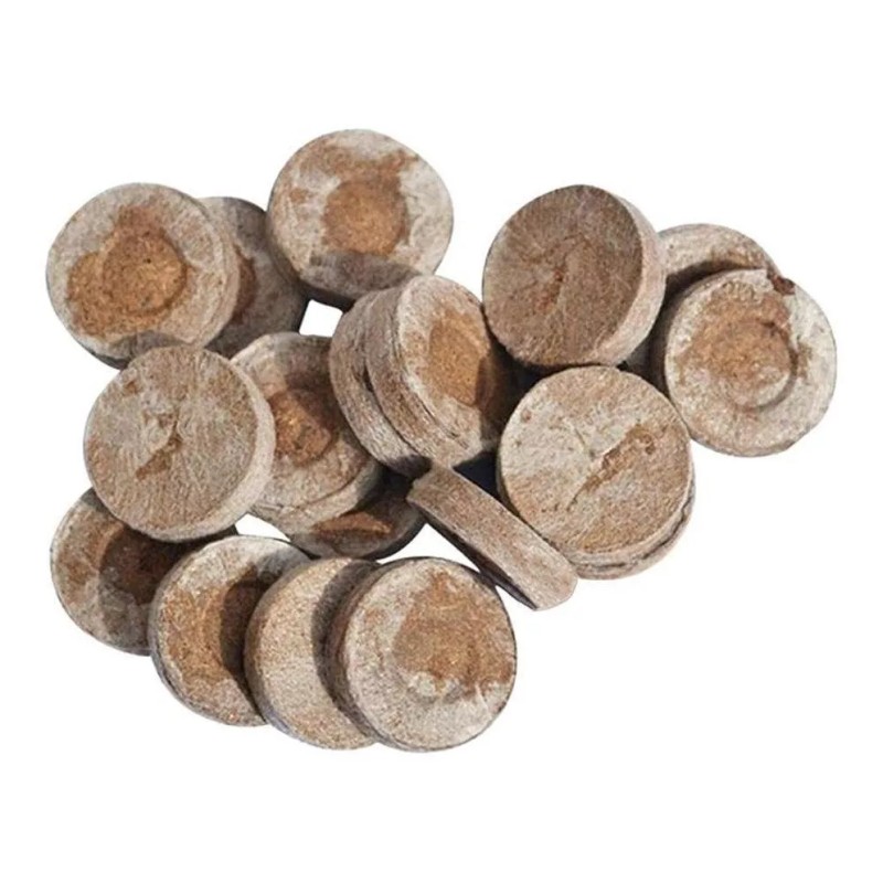 Hortaflor 1 Peat Pellet Sutrato Comprimido Germinación Peat Moss