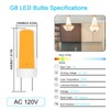 TZHILAN G8 LED Bulb Mini, T4 3W (30W Halogen Equivalent),
