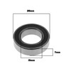 EMSea 4PCS 15267-2RS Deep Groove Ball Bearings Bicycle Double Rubber