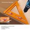 Rafter Square 2 in 1 High Accuracy 220x380mm Mechanical Angle