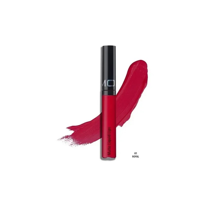 Moira Labial Liquido Matte Liquid Lips Tono Color 01 Royal