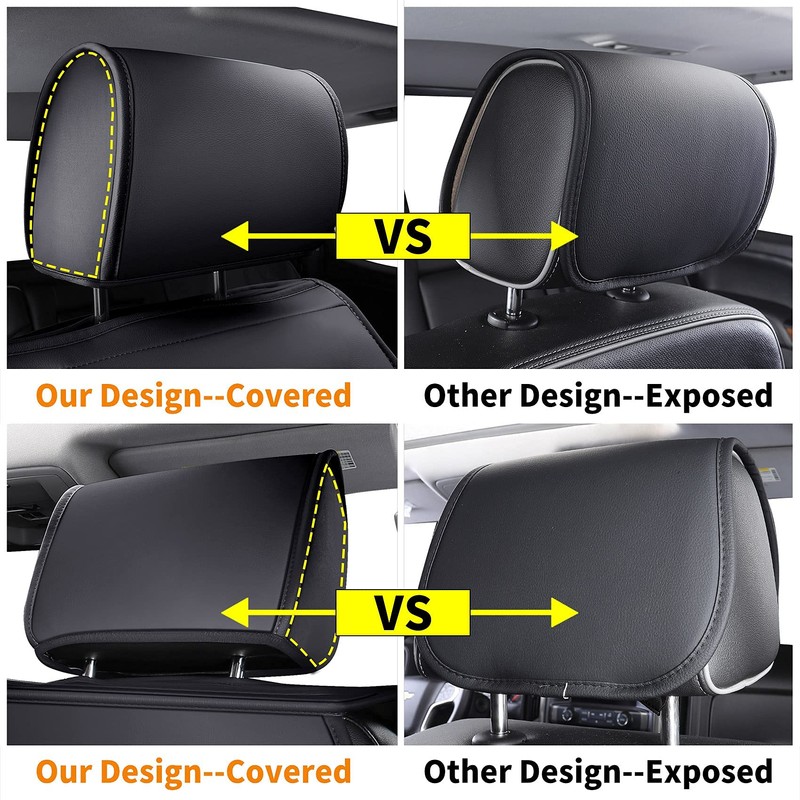 LUCKYMAN CLUB Chevy Silverado/Sierra Front Seat Cover X04-S3, Fit 2007-2025
