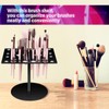 Soporte plegable para brochas de maquillaje de 54 agujeros, para