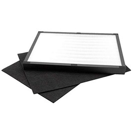 vhbw Filter Set Compatible with Dirt Devil Pureza AC 250 Air Purifier - Replacement for Dirt Devil 0250022 Filter Replacement Filter Air Filter