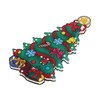 LED Christmas Decoration Light PVC Lighted Festival Window Silhouette Christmas